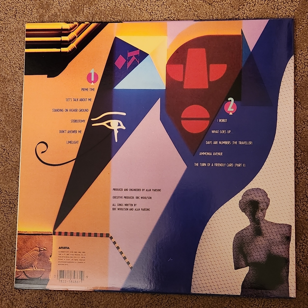 Alan Parsons Project 1987 Vinyl Record - Picture 4 of 7